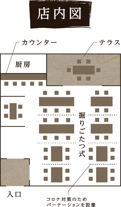 店内図